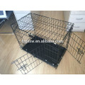 Discount Black 24", 30", 36", 42", 48" 2 Door Pet Cage Folding Dog Cage